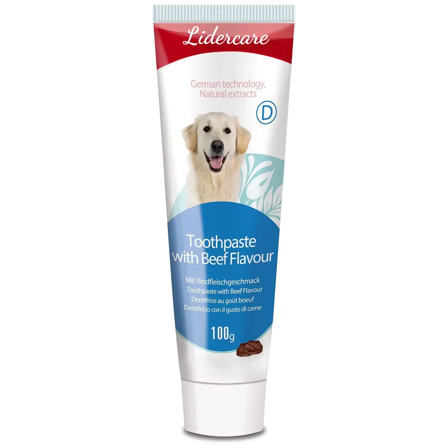 Individuelle natürliche Extrakte Zahnpasta mit Rindfleischgeschmack 100 G Hundetoothpaste Haustierprodukte