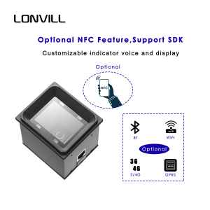 LONVILL SDK代码扫描仪Barecode扫描仪BT嵌入式固定安装条形码扫描仪 - Product Image 6