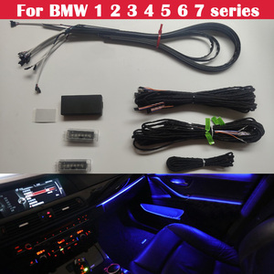 แถบไฟนีออนตกแต่งรถยนต์2010 2017แถบไฟสร้างบรรยากาศ9สีสำหรับ BMW 1 2 3 4 5 6 7ชุด - Product Image 2