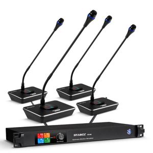 ST-604 Complete Wireless Meeting <strong>System</strong> Conference Room Audio Video Delegate Microphone <strong>System</strong> - Product Image 1