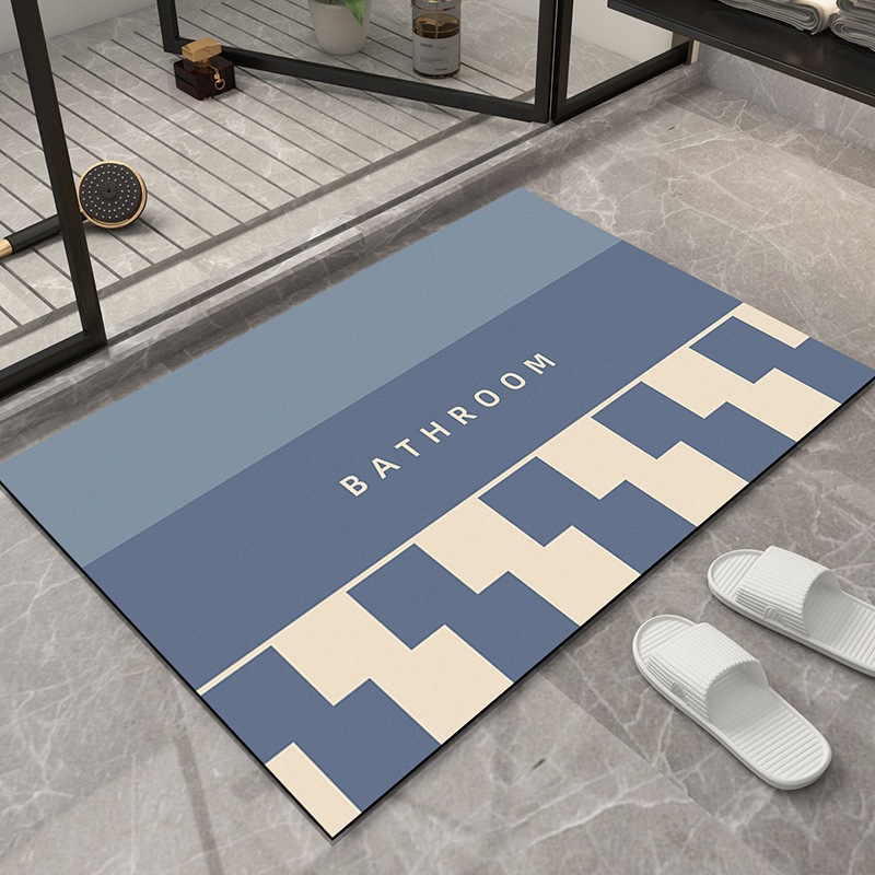 Motif à carreaux rayés - bleu