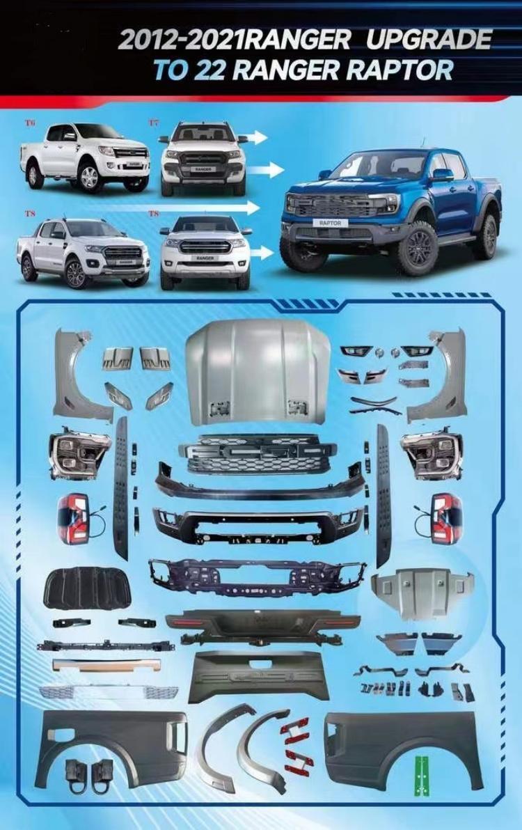 ชุดแต่งรอบคัน T6 T7 T8 UP T9 Raptor