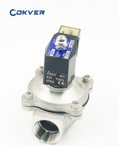 Van điện từ màng ngăn bằng thép không gỉ COKVER 12V 24V áp suất cao 220V 110V dùng cho nước và khí - Product Image 2