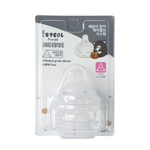 Ibyeol Friends GGO MI <span class=keywords><strong>Nipple</strong></span> Stage 5 3-24 Ay Bebekler İçin Anti-Kolik Hava Valfli Kolay Temizlenen BPA İçermeyen Yumuşak Biberon - Product Image 1