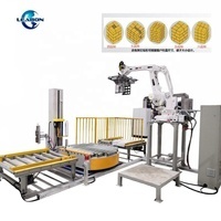Sistema paletizador robótico de alta eficiencia, máquina paletizadora robótica automatizada, máquina paletizadora de brazo robótico automático de cartón de bolsas