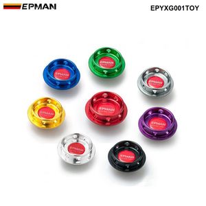 EPMAN sınırlı sayıda kütük alüminyum motor yağ filtresi kapağı yakıt depo kapağı Toyota EPYXG001TOY