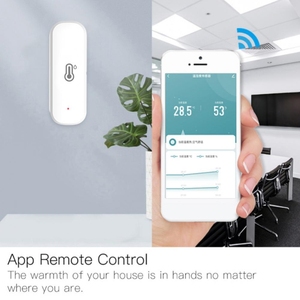 Controlador inteligente para el hogar, sensor inalámbrico de temperatura y humedad, alarma automática para detectar la temperatura interior
