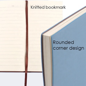 Foska Macaron 4 renk orta 224 sayfa ciltli yazı için kaplı defter ve iplik bağlı ciltleme ile günlüğe - Product Image 6