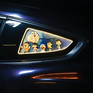 ไฟประดับแผงไฟโลโก้ LED สำหรับตกแต่งหน้าต่างทรงสามเหลี่ยม2019 2023 3รุ่น t/esla - Product Image 1