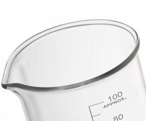 LABTEX cam beher laboratuvar uzun borosilikat cam 3.3 bardak baskılı ölçekli Pyrex cam beher ölçüm kabı - Product Image 5
