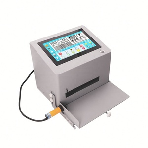 Macchina da stampa a getto d'inchiostro da tavolo statica stampante Batch Code ad alta risoluzione per bombola - Product Image 1