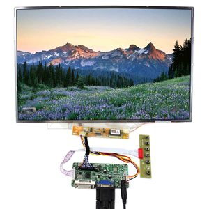 Kit de pantalla LCD de 17 pulgadas con retroiluminación CCFL de 1920x1200, entrada DVI VGA, salida LVDS, placa de Control LCD, pantalla Industrial para ordenador portátil - Product Image 1