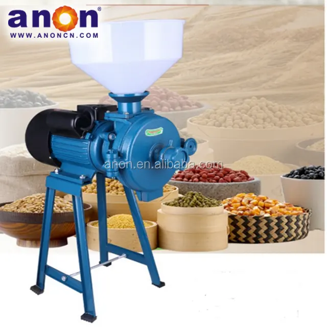 Máquina de moagem de milho anon, máquina para uso caseiro