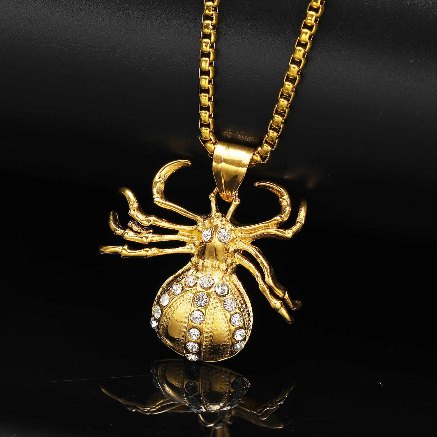 Gold Single Pendant Without Chain