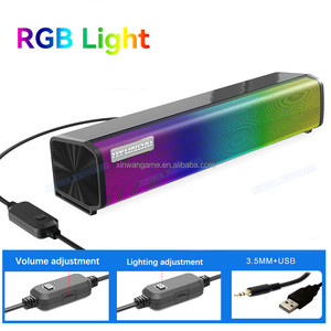 Q9 RGB с подсветкой USB аудио усилитель ПК компьютер настольный ноутбук сабвуфер с портативным внешним монетным толкателем типа - Product Image 6