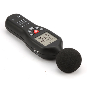 Medidor de nivel de sonido digital con interfaz USB, medidor de nivel de sonido DB de ruido, micrófono, salida de CA/CC, decibelios analógicos profesionales, 130db, 1 unidad - Product Image 1