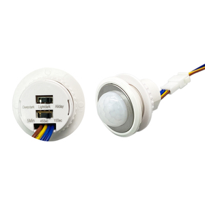 AC110V 220V Retardo de tiempo ajustable PIR Interruptor de sensor de movimiento infrarrojo Luz de techo led Interruptor de sensor de encendido/apagado automático - Product Image 1
