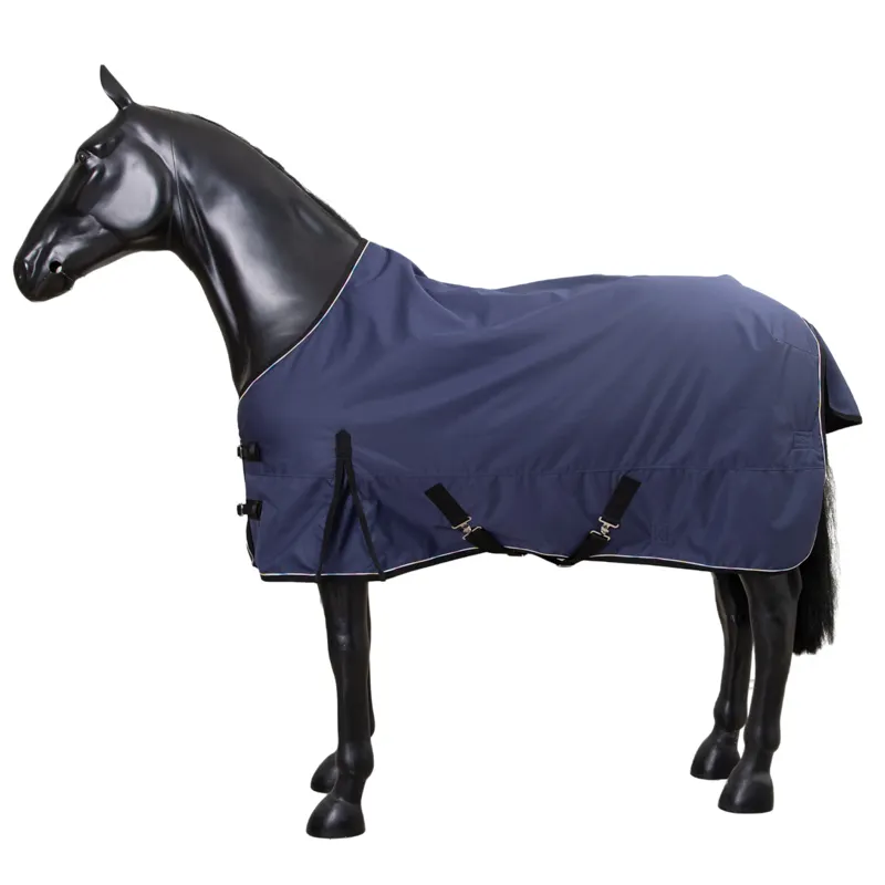 Manta de caballo impermeable, azul, tela para manta de caballo