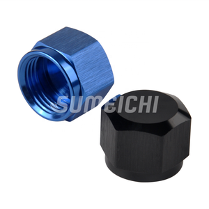 SUMEICHI轻型AN8扩口盖，带o形圈AN6 AN8 AN10铝制软管端盖 - Product Image 5
