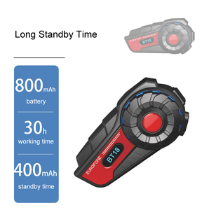 <strong>2</strong>-<strong>Way</strong> <strong>Intercom</strong> Headset Motorcycle Helmet <strong>Speakers</strong> <strong>with</strong> Noise Cancellation&amp;Music Sharing for Motorcycling Riding Skiing Climbing - Product Image 3