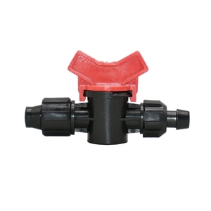Drip Tape Connectors Mini Valve Start Connector Lock Barb From <strong>PE</strong> Plastic Pipe <strong>16</strong> <strong>Mm</strong> X 14 <strong>Mm</strong> Other Watering &amp; <strong>Irrigation</strong> - Product Image 1