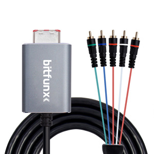 NGC分量视频5RCA YPbPr电缆数字影音输出高清图像音频视频电缆线路的高质量音频视频电缆