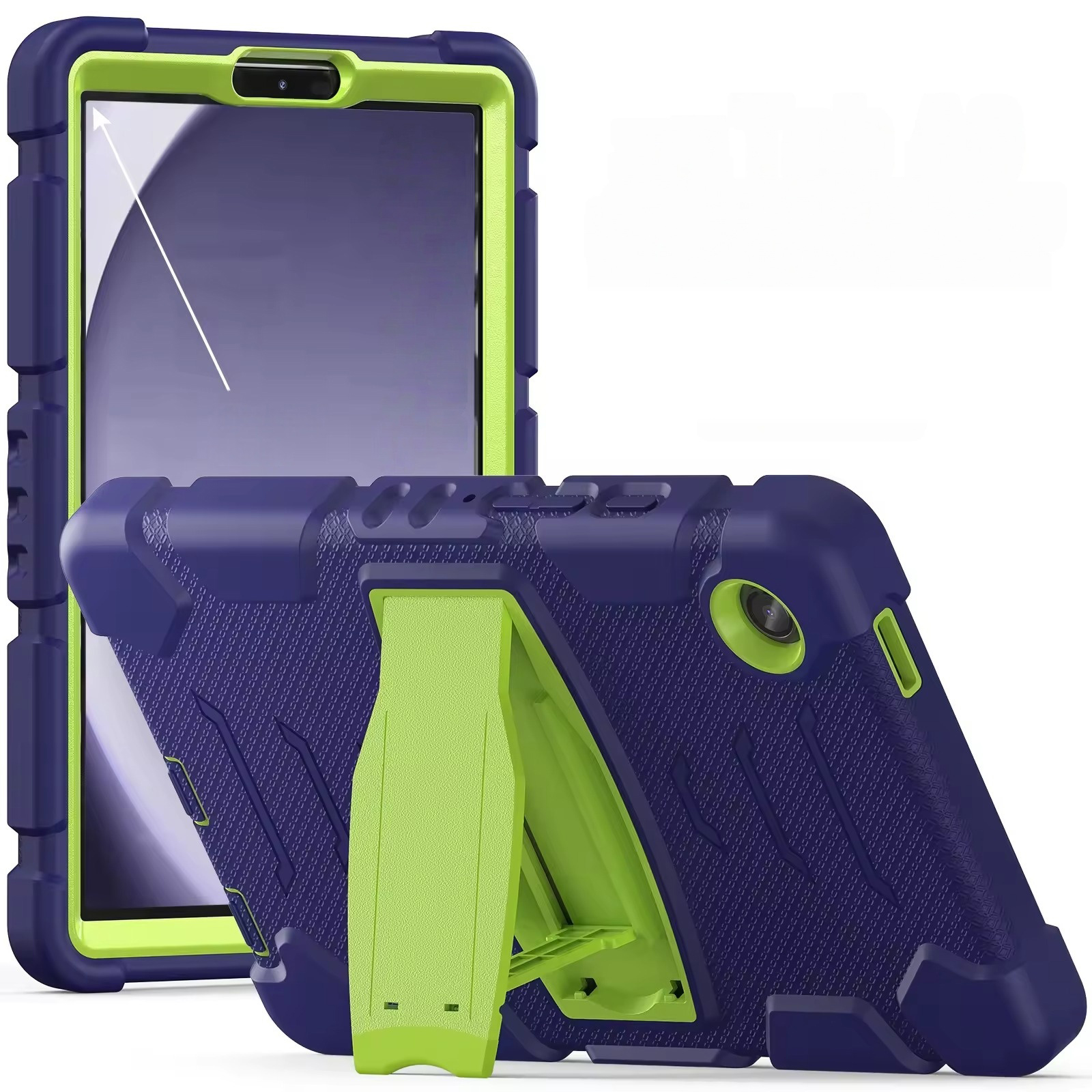 Blu navy giallo verde