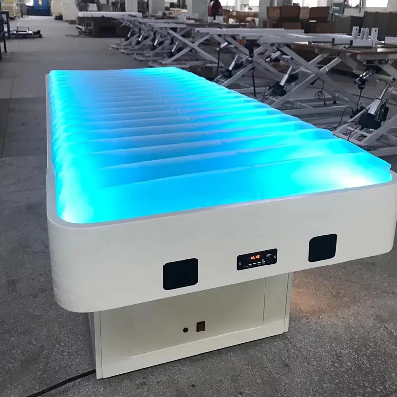 Moderna di Acqua Riscaldata Spa Led Letto di Bellezza Salone del Mobile Spa Lettino Da Massaggio