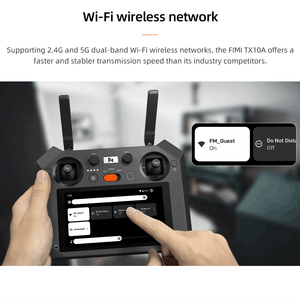 FIMI TX10A akıllı uzaktan kumanda ekran HD Video iletim FIMI X8SE 2022 V2/X8 PRO kamera Drone RC aksesuarları verici - Product Image 4