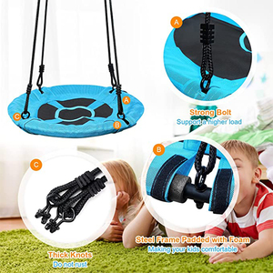 Zoshine Outdoor Children's Tree <strong>Spider</strong> Web Swing Portable Swing Hammock for Kids Tree Swing New Style Children <strong>Net</strong> Tree Hanging