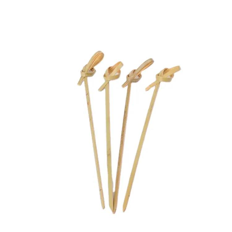 Canape Bamboo Skewers 6 Inch Twisted Ends