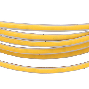 超薄型アルミニウムプロファイルでRA90ドットフリーDC12V DC24V 5mm <span class=keywords><strong>PCB</strong></span> 7W 9W調光可能480チップ/メートルFCOB LED COBストリップライト