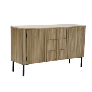 Hành lang phòng khách hiện đại mở rộng giao diện điều khiển bảng gỗ tự nhiên Vòng gỗ rắn ridged - Product Image 5