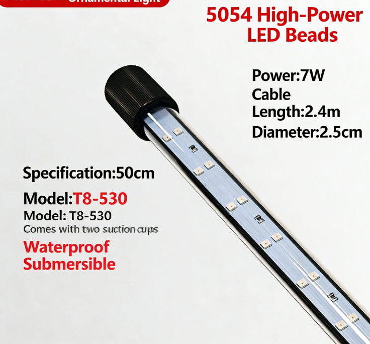 Bande LED double rangée 50 cm - Lumière à intensification des couleurs