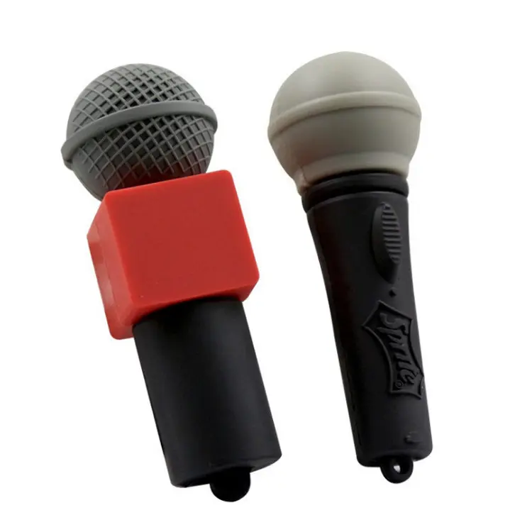 Promosyon mikrofon Flash sürücü 64GB Flash bellek Mic hoparlör modeli 8GB 16GB 32GB 64GB 128GB USB sopa toptan Shenzhen