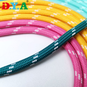 5mm Colored Round Cord <strong>String</strong> Dot <strong>Pattern</strong> Jacquard Round Sholelace Polyester Drawstring Cord for Hoodies/Pants - Product Image 6