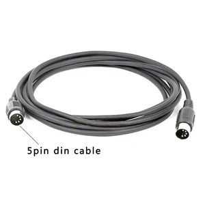 迷你Din公5针6针7 8 9针插头连接器至Usb 6 Rca Midi电源扩展迷你音频电缆，用于计算机 - Product Image 2