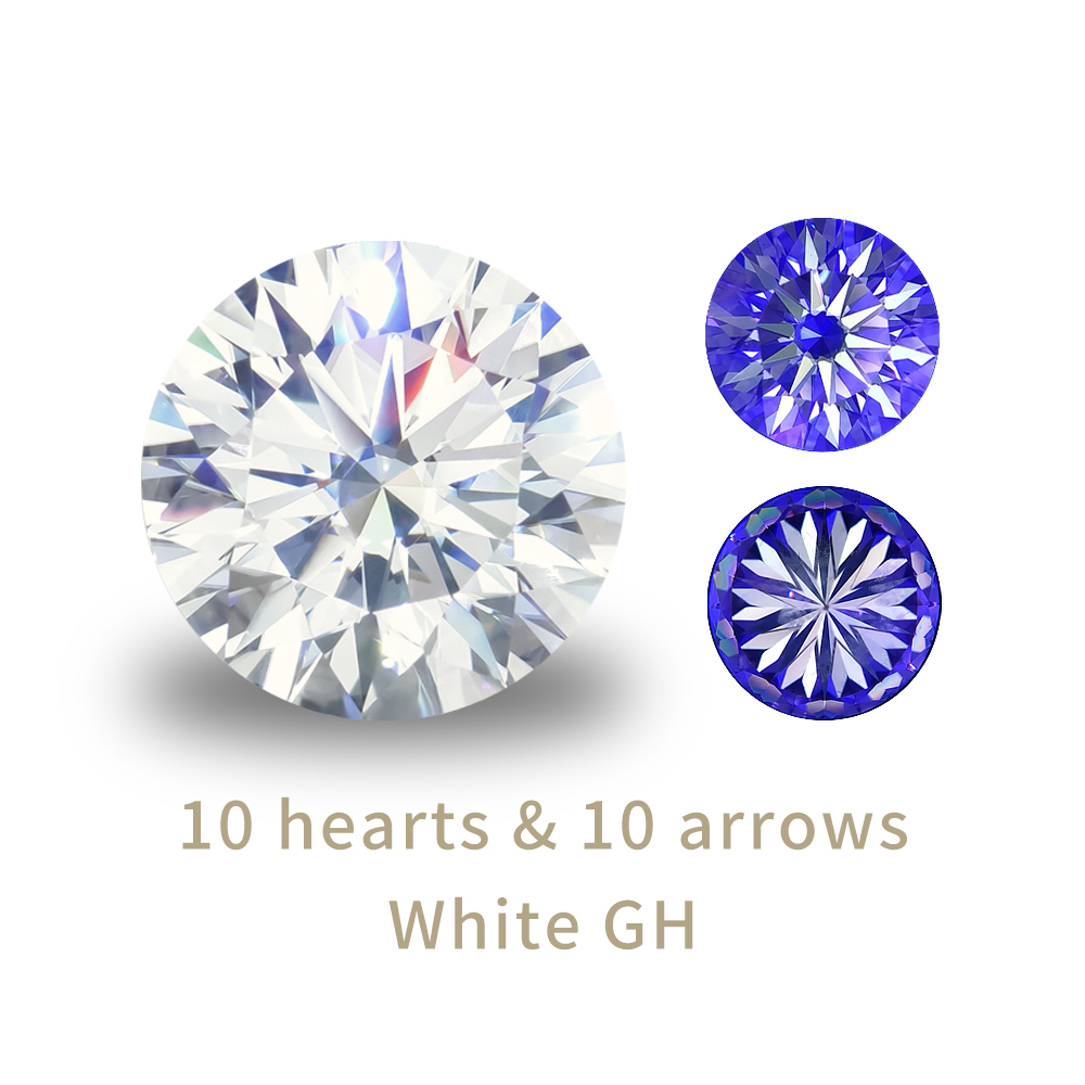 10 หัวใจ & 10 ลูกศร สีขาว GH