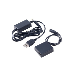 DMW-DCC11 kukla pil DC çoğaltıcı BLG10 kukla pil <span class=keywords><strong>USB</strong></span> kablosu Panasonics <span class=keywords><strong>Lumix</strong></span> kameralar için adaptör kiti