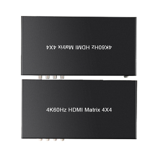 HDMI2.0 Matrix 4 en 4 salidas 4K @ 60HZ HDR Audio óptico do-lby Vision IP/RS23 control remoto