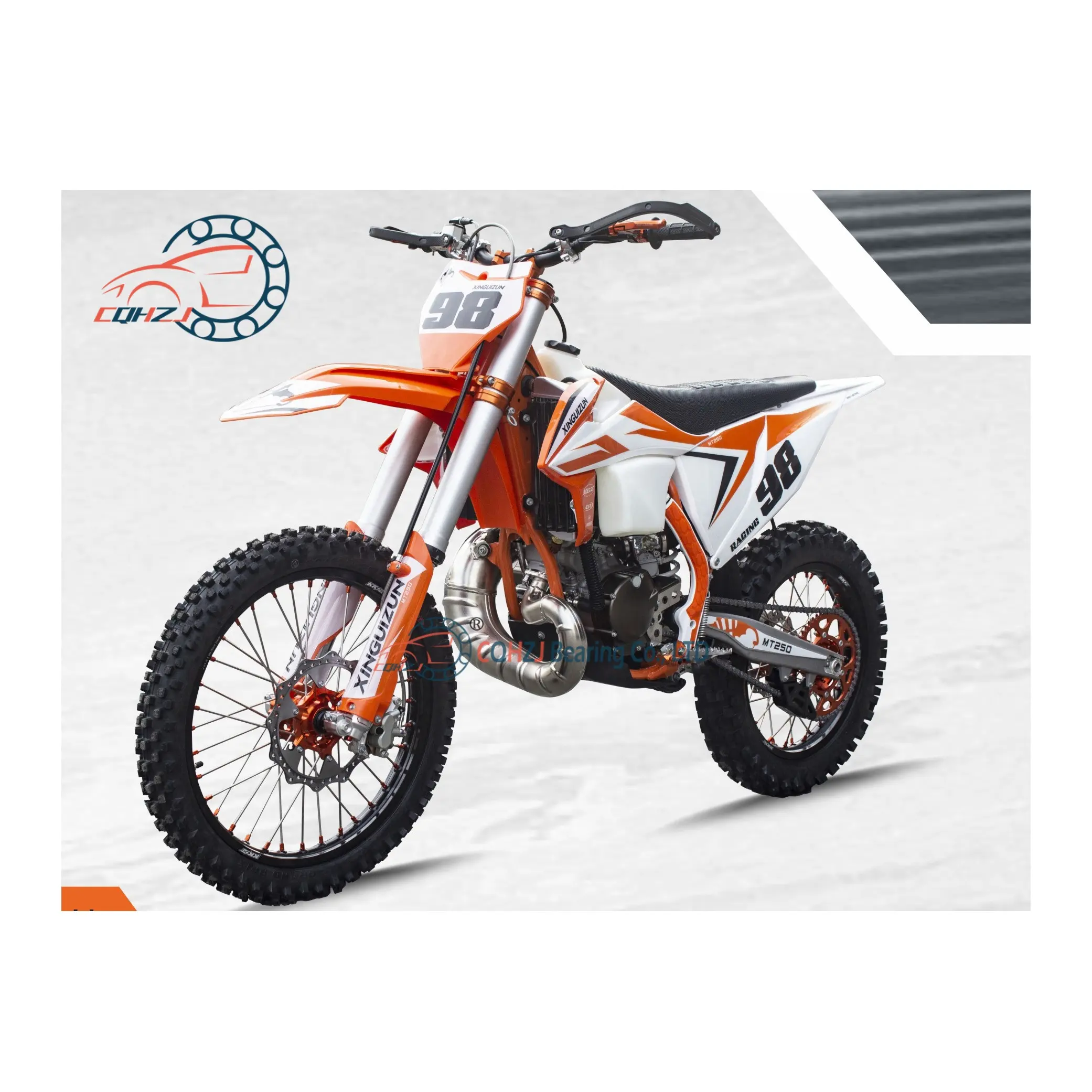 CQHZJ Wholesale Advanced Off-road Motorcycle Racing With Longxin MT250 Engine Single Cylinder Vertical Two-stroke MT250