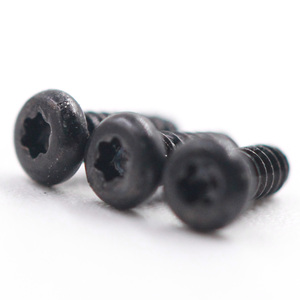 Yüksek hassasiyetli 8.8 sınıf M1.7 48 tip B dokunarak vida Pan kafa Torx yuvası siyah kaplı vidalar - Product Image 5