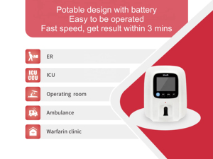 Laboratuvar tıbbi Wonfo Finecare OCG-102 optik kan pıhtılaşma analiz POCT PT PPT TT FIB ACT Test Test reaktifleri - Product Image 4