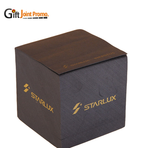 标志印刷的纸立方体粘滞便笺与木托盘 - Product Image 4