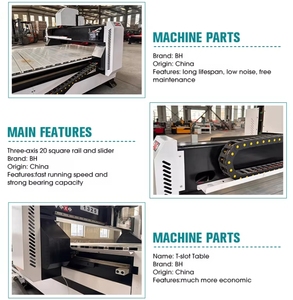 Enrutador de máquina de carpintería CNC para hacer puertas Enrutador CNC 3D con sistema de control Syntec Componentes de núcleo de motor de engranaje de estudio NC