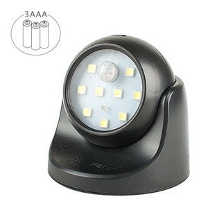 Hot Sale Adjustable Angle Battery Powered <strong>Motion</strong> <strong>Sensor</strong> <strong>Light</strong> 9 LED <strong>Motion</strong> <strong>Detecting</strong> <strong>Light</strong> for House Walls Garage Yard Porch - Product Image 4