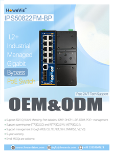 8 2 2,5G SFP Gigabit Managed PoE 10 xRJ45 Desktop-Netzwerk-Switch mit 8 PoE-Ports 2x2,5G SNMP QoS 150W Gesamt vitesse - Product Image 2