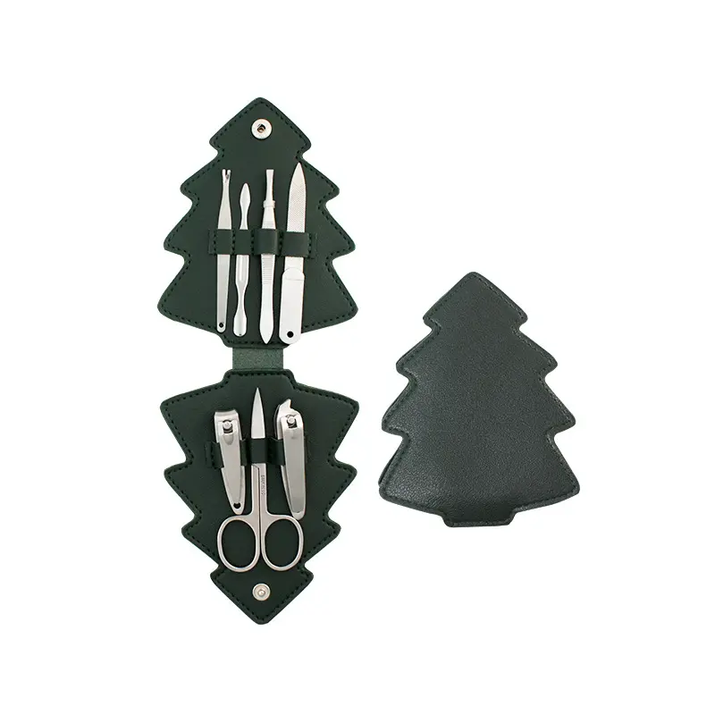 7 PCs mini manicura pedicura set práctico Navidad regalos promocionales regalo