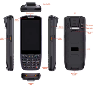 CMX-K40A מלא מקלדת android13 אספן נתונים נייד כף יד סורק Pda סורק עבור חברה אקספרס