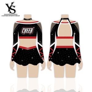 Yeni tasarım Cheer Spandex üniformaları amigo etekler 2 parça amigo özel üst - Product Image 4